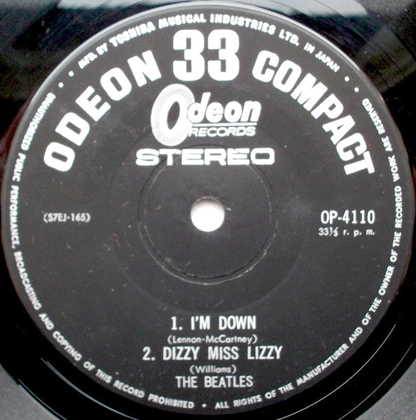 The Beatles - ヘルプ = Help! (Vinyl, 7", 33 ⅓ RPM, Stereo) Good Plus (G+) / Very Good (VG)