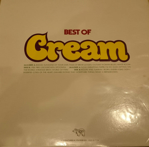 Cream (2) - Best Of Cream (Vinyl, LP, Compilation)