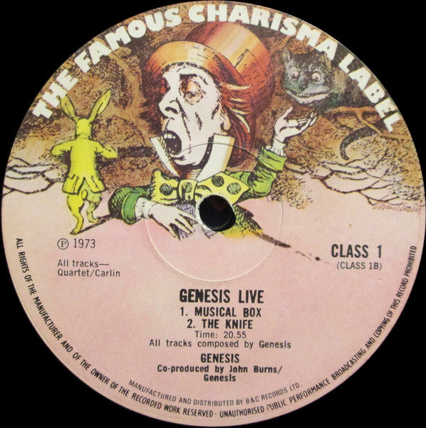 Genesis - Live (Vinyl, LP, Album, Stereo) Very Good (VG) / Very Good (VG)