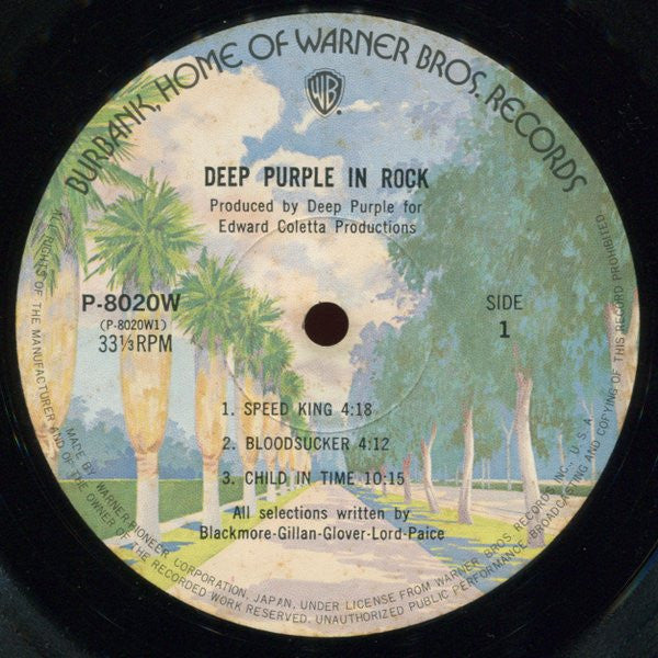 Deep Purple - In Rock (Vinyl, LP, Album, Repress)
