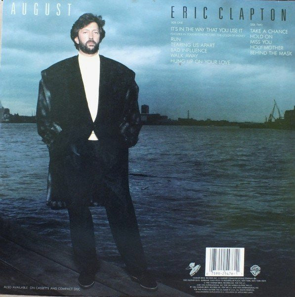 Eric Clapton - August (Vinyl, LP, Album) Very Good Plus (VG+) / Very Good (VG)
