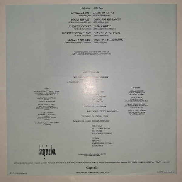 Living In A Box - Living In A Box (Vinyl, LP, Album) Very Good Plus (VG+) / Very Good (VG)
