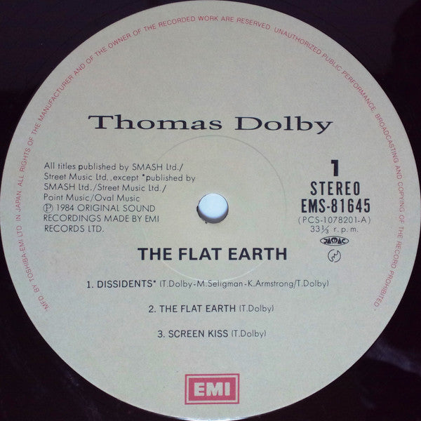 Thomas Dolby - The Flat Earth (Vinyl, LP, Album) Very Good Plus (VG+) / Very Good Plus (VG+)