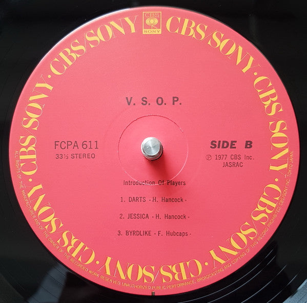 The V.S.O.P. Quintet - V.S.O.P. (Vinyl, LP, Album, Club Edition, Re...