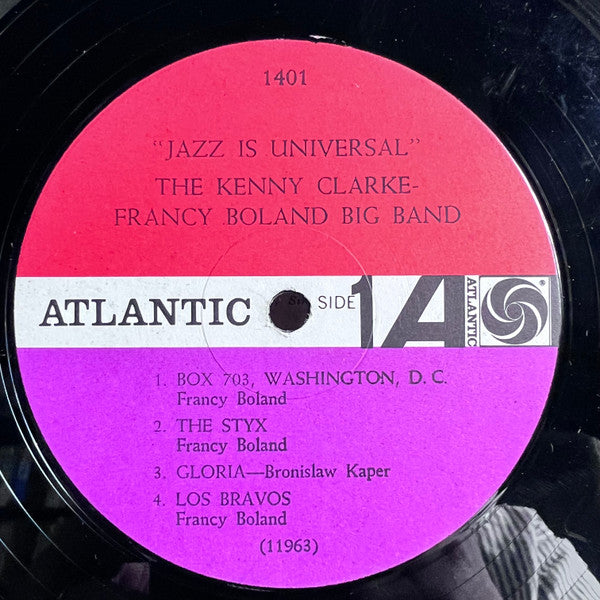 Clarke-Boland Big Band - Jazz Is Universal (Vinyl, LP, Album, Mono) Very Good Plus (VG+) / Good Plus (G+)