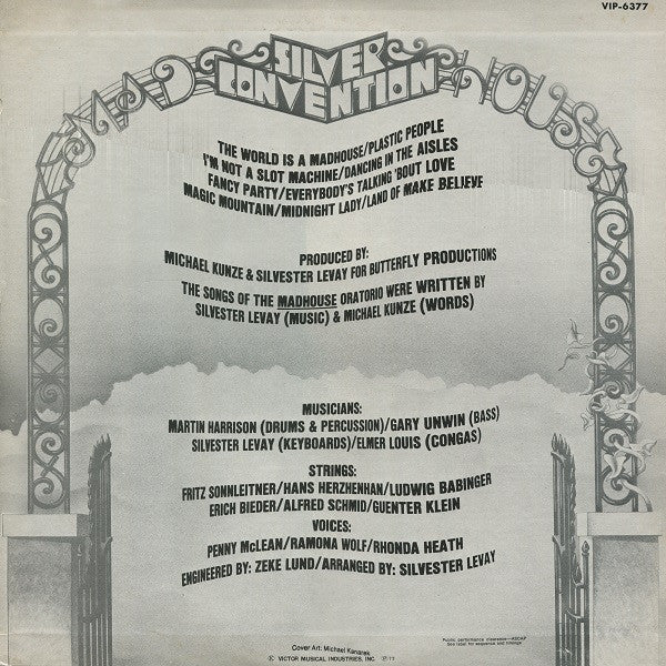 Silver Convention - Madhouse (Vinyl, LP, Album, Mixed) Very Good Plus (VG+) / Very Good (VG)