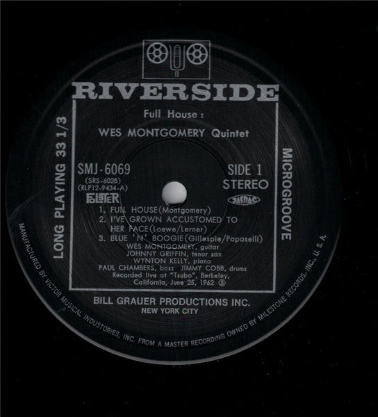 Wes Montgomery - Full House = フル・ハウス (Vinyl, LP, Album, Reissue, St...