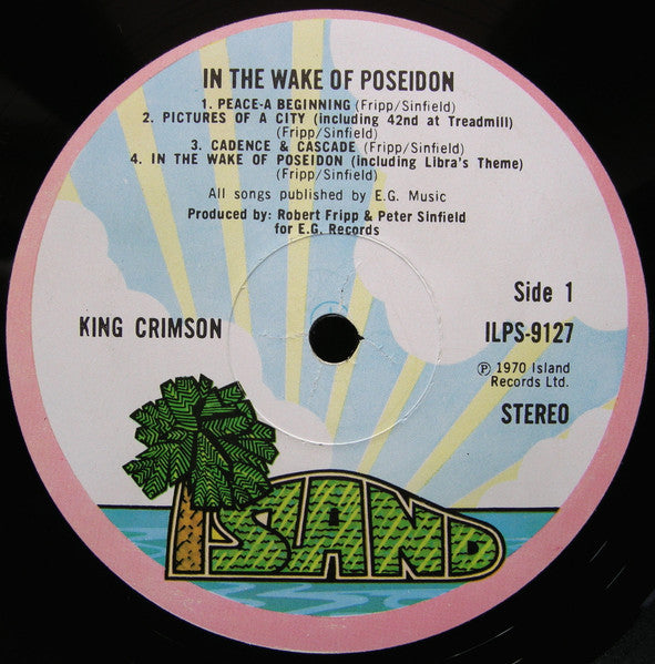 King Crimson - In The Wake Of Poseidon (Vinyl, LP, Album, Reissue) Very Good (VG) / Good Plus (G+)