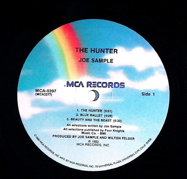 Joe Sample - The Hunter (Vinyl, LP, Album) Very Good Plus (VG+) / Very Good Plus (VG+)