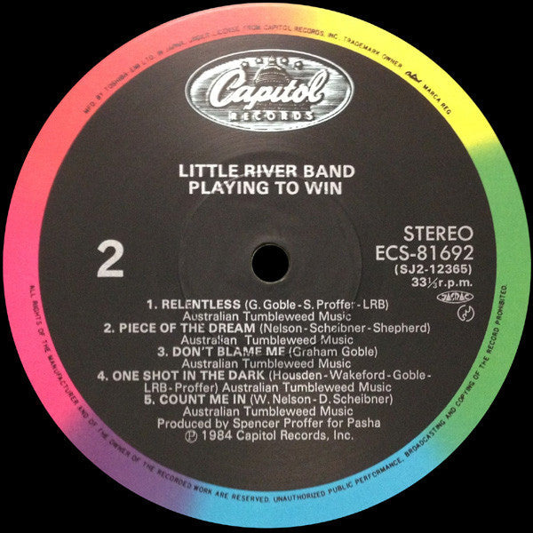 Little River Band - Playing To Win (Vinyl, LP, Album)