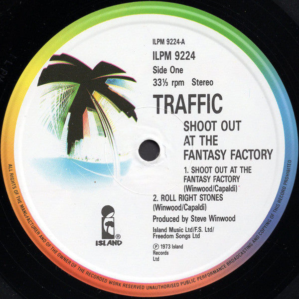 Traffic - Shoot Out At The Fantasy Factory (Vinyl, LP, Album, Reissue) Very Good Plus (VG+) / Very Good Plus (VG+)