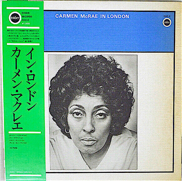Carmen McRae - Carmen McRae In London (Vinyl, LP, Album, Reissue, Stereo) Very Good Plus (VG+) / Very Good (VG)