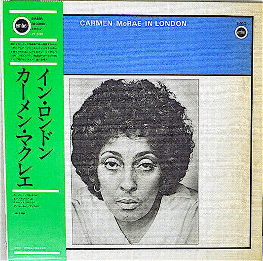 Carmen McRae - Carmen McRae In London (Vinyl, LP, Album, Reissue, Stereo) Very Good Plus (VG+) / Very Good Plus (VG+)
