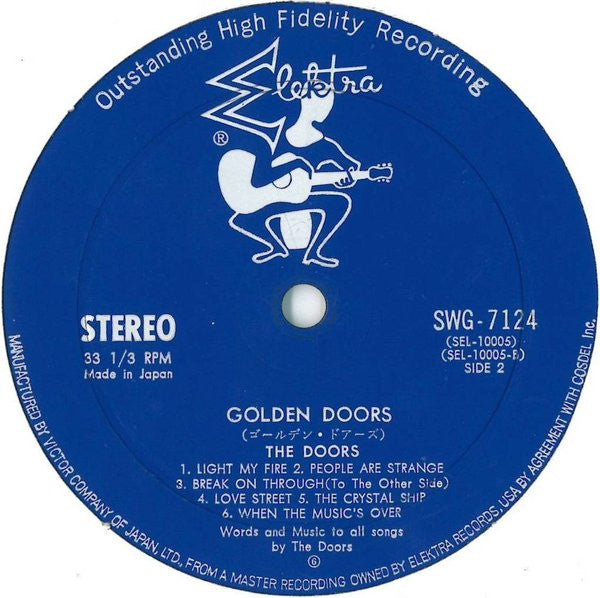 The Doors - Golden Doors (Vinyl, LP, Compilation, Album, Stereo)