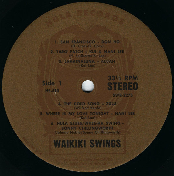 Various - Waikiki Swings (Vinyl, LP, Compilation) Very Good (VG) / Very Good (VG)