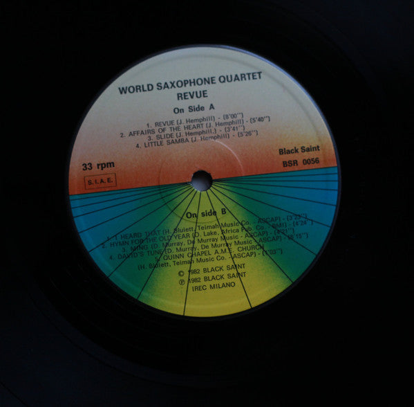 World Saxophone Quartet - Revue (Vinyl, LP, Album, Reissue) Very Good Plus (VG+) / Very Good Plus (VG+)