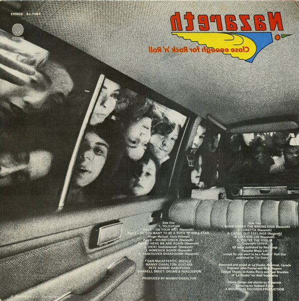 Nazareth (2) - Close Enough For Rock 'N' Roll (Vinyl, LP, Album) Very Good Plus (VG+) / Very Good Plus (VG+)