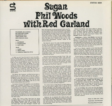 Phil Woods - Sugan (Vinyl, LP, Album, Reissue, Mono) Very Good Plus (VG+) / Very Good Plus (VG+)