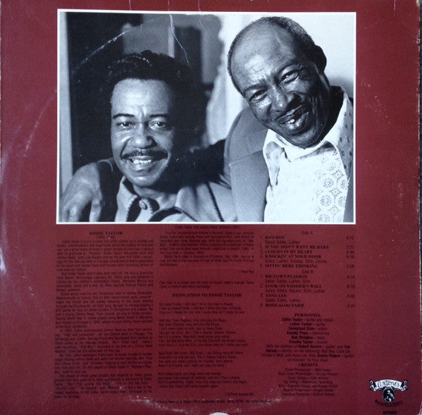 Eddie Taylor (2) - Still Not Ready For Eddie (Vinyl, LP, Album) Very Good (VG) / Very Good Plus (VG+)