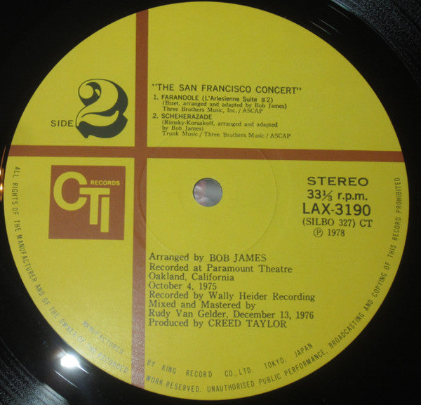 Hubert Laws - The San Francisco Concert (Vinyl, LP, Album, Limited ...