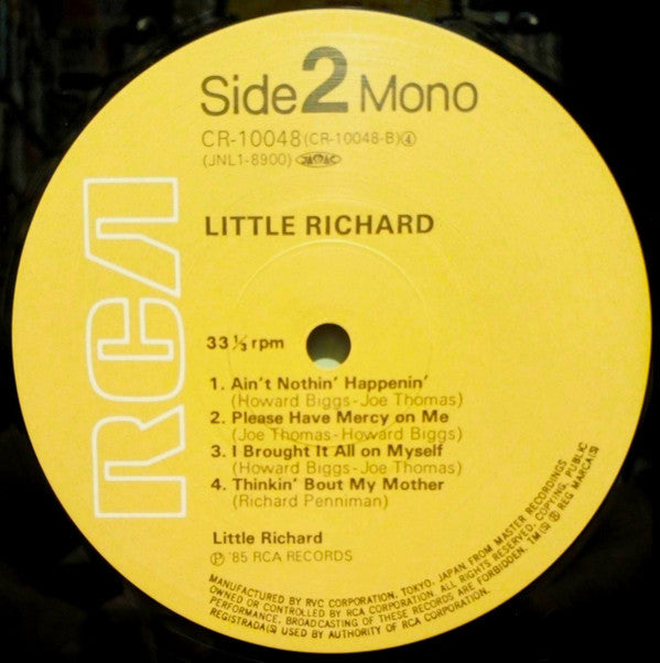 Little Richard - Little Richard (Vinyl, LP, Compilation, Remastered, Repress, Mono) Very Good Plus (VG+) / Very Good (VG)