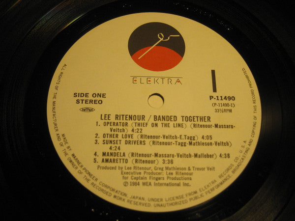 Lee Ritenour - Banded Together (Vinyl, LP, Album)