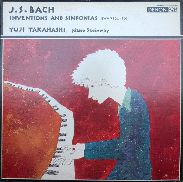 Yuji Takahashi - Inventions And Sinfonias, BWV 772a/801 (Vinyl, LP) Near Mint (NM or M-) / Good Plus (G+)