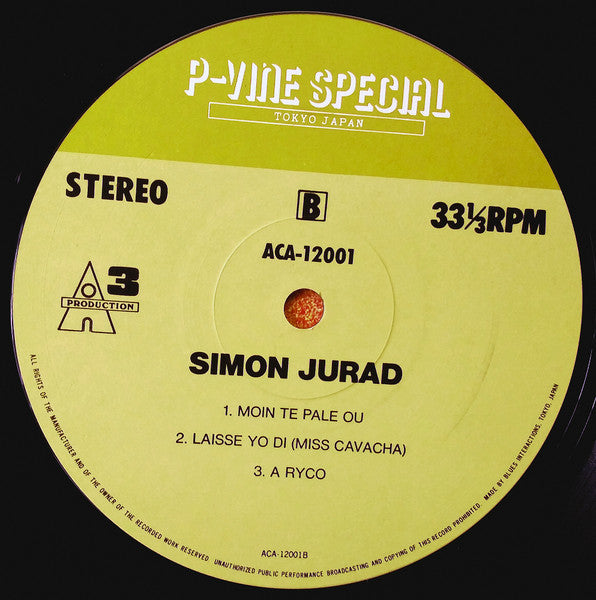 Simon Jurad & Opération 78 - À Cœur Ouvert... (Vinyl, LP, Album) Very Good (VG) / Very Good Plus (VG+)