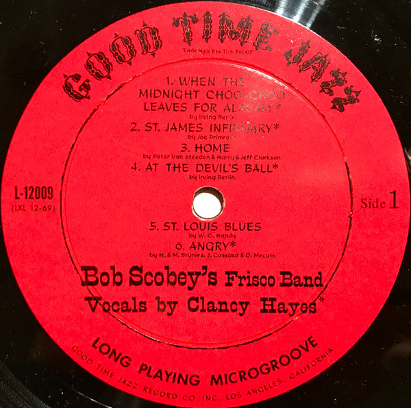 Bob Scobey's Frisco Band - Scobey And Clancy: Bob Scobey's Frisco Band, Vol. 5 (Vinyl, LP, Album) Very Good (VG) / Good Plus (G+)