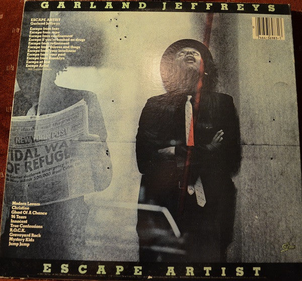 Garland Jeffreys - Escape Artist (Vinyl, Vinyl, LP, Album, 7", EP, 33 ⅓ RPM, Promo) Good Plus (G+) / Very Good (VG)
