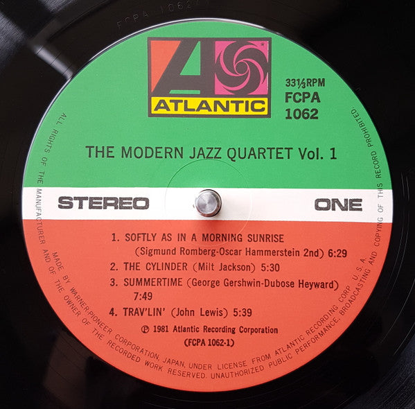 The Modern Jazz Quartet - M.J.Q. Vol. 1 (Vinyl, LP, Album)