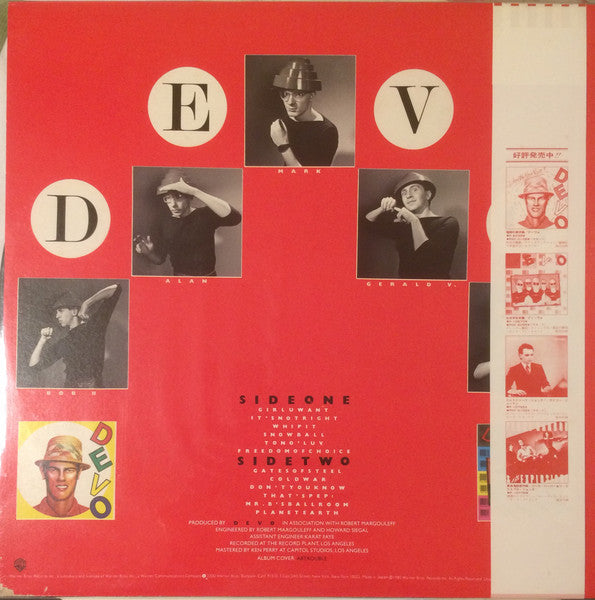 Devo - Freedom Of Choice (Vinyl, LP, Album)