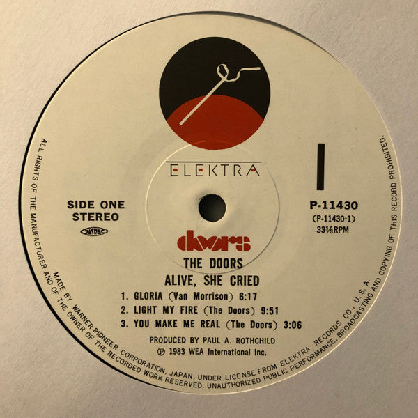 The Doors - Alive, She Cried (Vinyl, LP, Album)