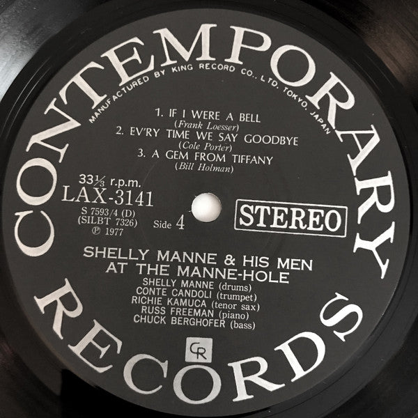 Shelly Manne & His Men - Live! Shelly Manne & His Men At The Manne ...