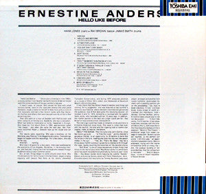 Ernestine Anderson - Hello Like Before (Vinyl, LP, Album, Stereo) Very Good (VG) / Good Plus (G+)