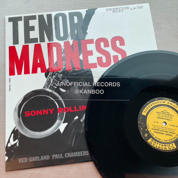 Sonny Rollins Quartet - Tenor Madness (Vinyl, LP, Album, Mono, Reissue, Limited Edition) Near Mint (NM or M-) / Near Mint (NM or M-)