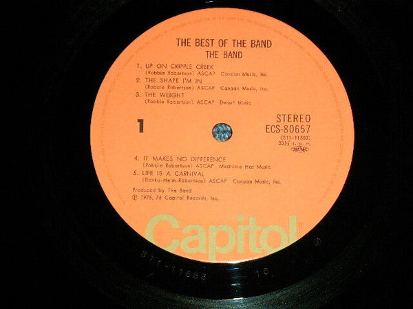 The Band - The Best Of The Band (Vinyl, LP, Compilation)