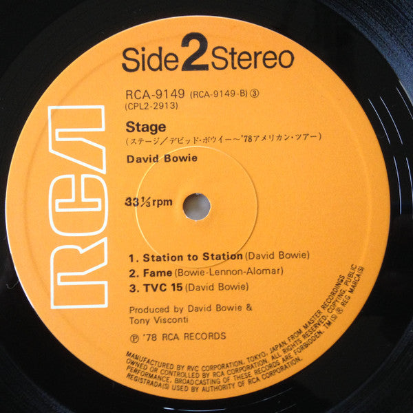 David Bowie - Stage (Vinyl, LP, Album, Stereo)