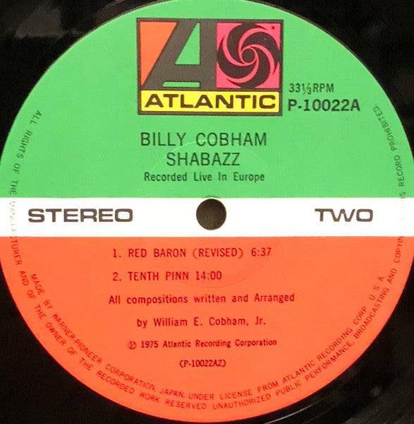 Billy Cobham - Shabazz (Vinyl, LP, Album) Near Mint (NM or M-) / Very Good (VG)