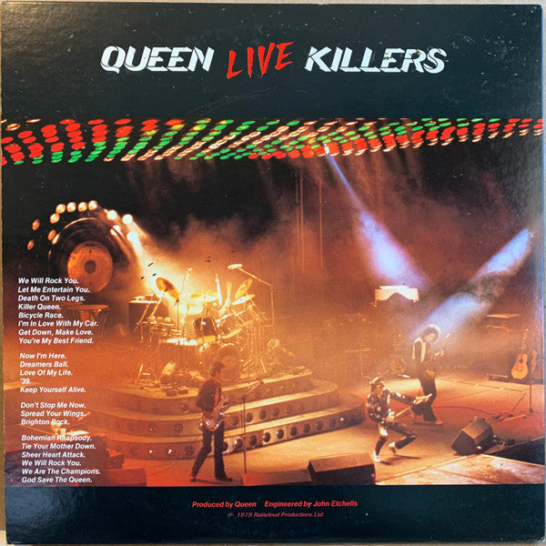 Queen - Live Killers (Vinyl, Vinyl, All Media, LP, LP, Album, Promo) Very Good Plus (VG+) / Very Good Plus (VG+)