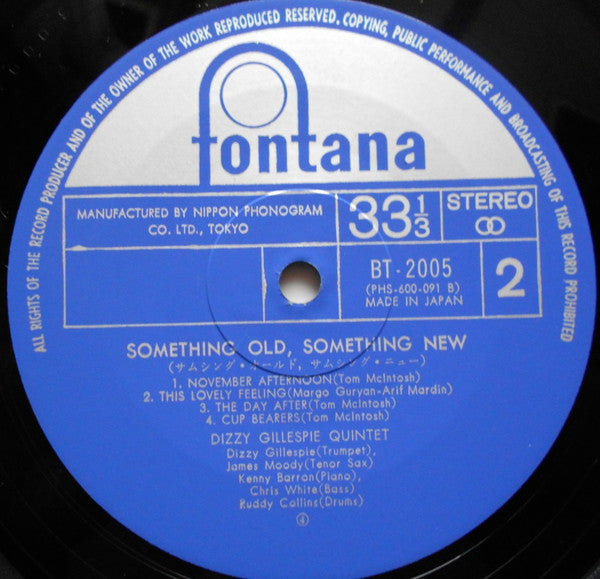 Dizzy Gillespie - Something Old, Something New (Vinyl, LP, Album, R...