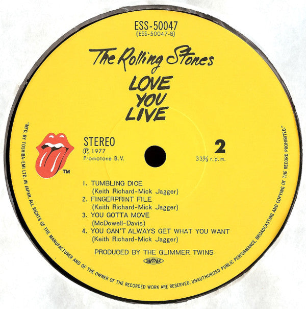 The Rolling Stones - Love You Live (Vinyl, LP, Album)