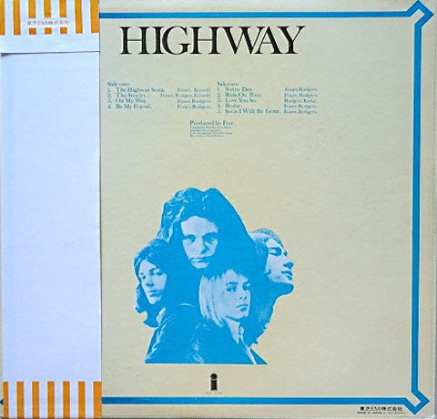 Free - Highway (Vinyl, LP, Album, Reissue) Very Good Plus (VG+) / Good Plus (G+)