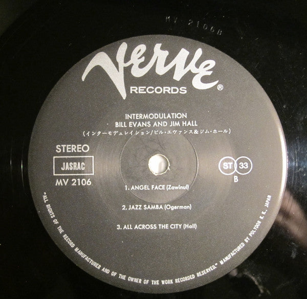 Bill Evans - Intermodulation (Vinyl, LP, Album, Reissue, Stereo) Very Good (VG) / Poor (P)