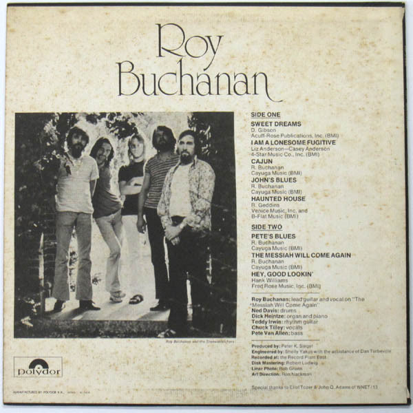 Roy Buchanan - Roy Buchanan (Vinyl, LP, Album, Reissue)