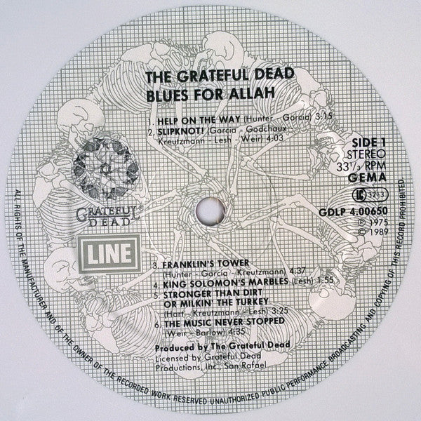 The Grateful Dead - Blues For Allah (Vinyl, LP, Album, Reissue) Near Mint (NM or M-) / Good Plus (G+)