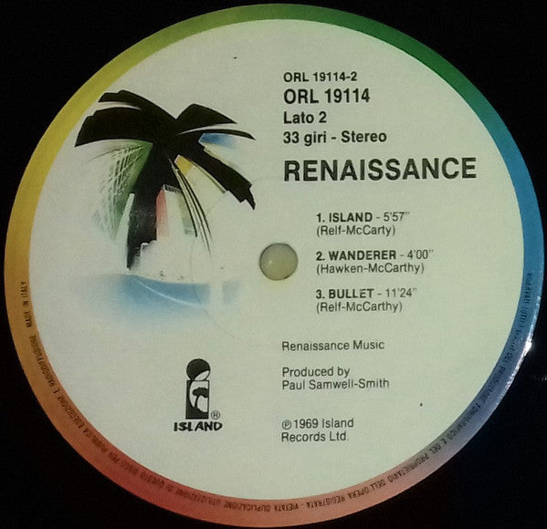 Renaissance (4) - Renaissance (Vinyl, LP, Album, Reissue) Very Good (VG) / Very Good Plus (VG+)
