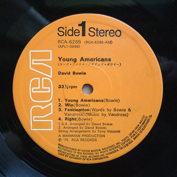 David Bowie - Young Americans (Vinyl, LP, Album)