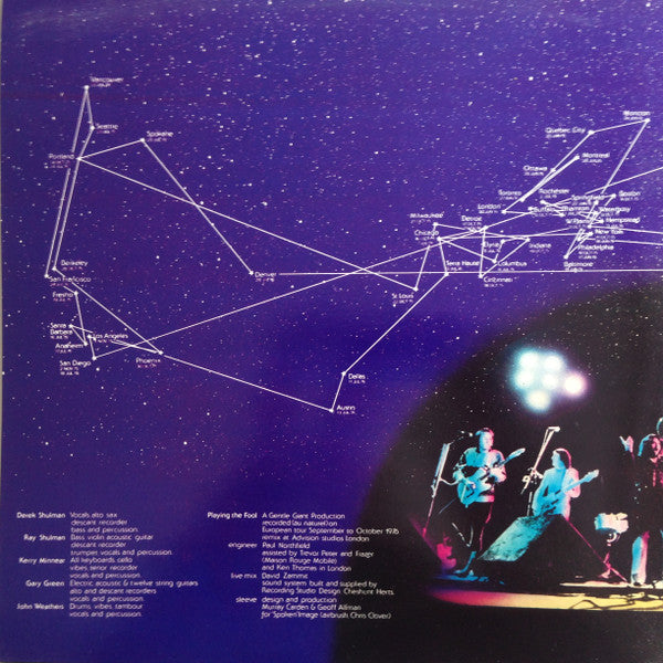 Gentle Giant - Playing The Fool (2xVinyl, LP, Album, Reissue) Very Good (VG) / Very Good (VG)