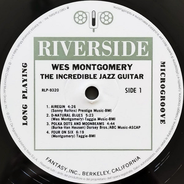 Wes Montgomery - The Incredible Jazz Guitar Of Wes Montgomery (Vinyl, LP, Album, Stereo, Reissue) Near Mint (NM or M-) / Near Mint (NM or M-)
